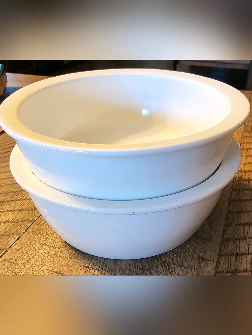 2 Ceramic Paw Print Pet Bowls Puppy Small Dog Cat 5.5